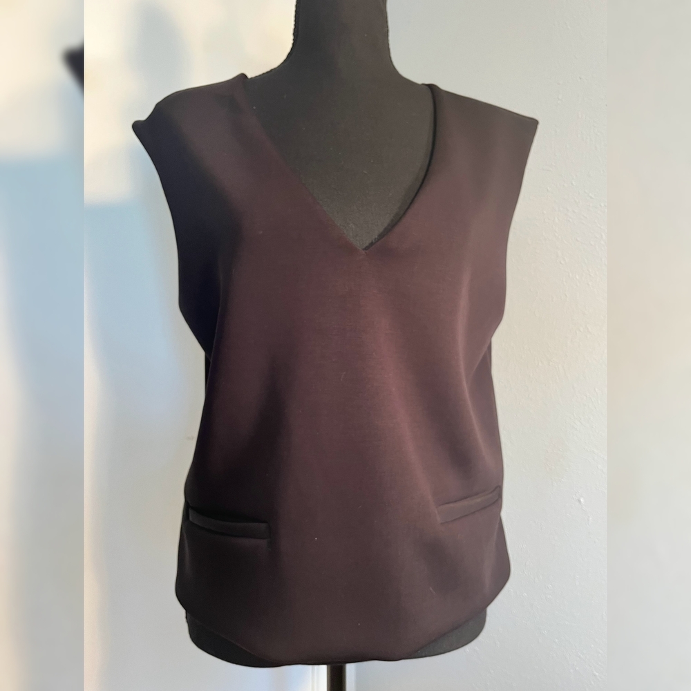a new day Black V-Neck Tank Top